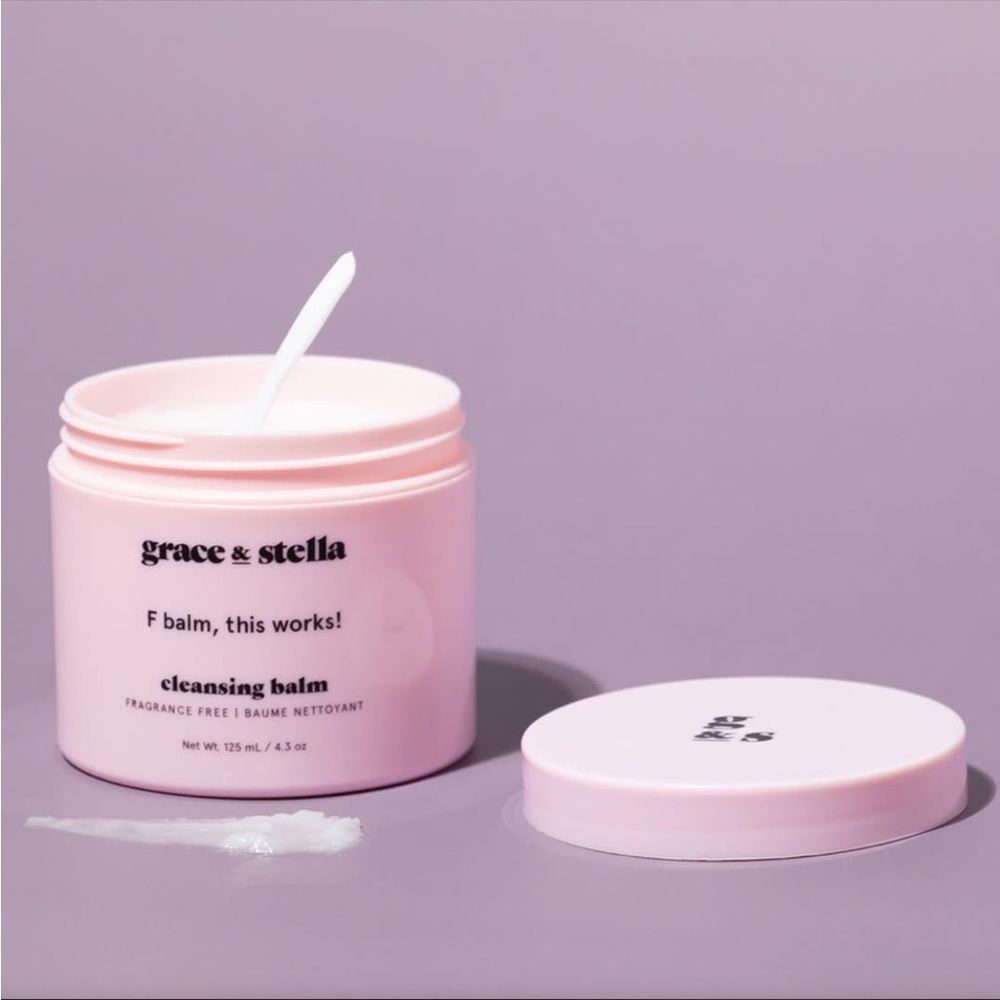 Grace & Stella Pink Makeup Remover Balm